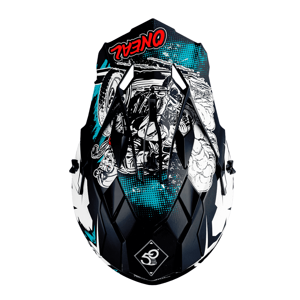 O'Neal Shop - O'Neal 2SRS Casco giovanile VILLAIN bianco S (49/50 cm)